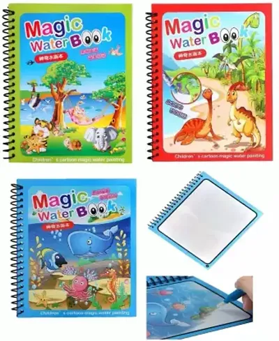 Magic Water Drawing Book, Reusable Coloring Book Drawing Board Toys For Kids(pack of 1)
