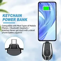 Keychain Portable Charger for Type-C Fast Charging Power Bank Battery Pack Key Chain Multicolor-thumb1