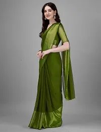 Women Stylish Chiffon Self Pattern Saree with Blouse piece-thumb2