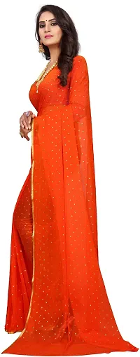 Stylish Chiffon Saree With Blouse Piece For Women-thumb2