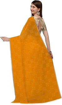 Women Stylish Chiffon Self Pattern Saree with Blouse piece-thumb2