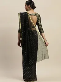 Stylish Chiffon Saree With Blouse Piece For Women-thumb1