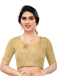 Women Stylish Chiffon Self Pattern Saree with Blouse piece-thumb1