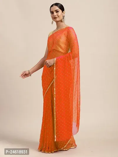 Stylish Chiffon Saree With Blouse Piece For Women