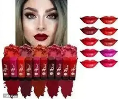 Beauty Long Lasting Matte Lipstick Pack Of 10