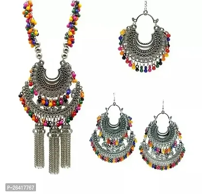 Elegant Multicoloured Jwellery Set For Women-thumb0