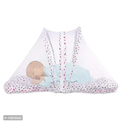 Classic Mosquito Net New Born Baby mosuqito net for Safe  Easy Use (70 X 47 X 40 cm, Pink)-thumb3