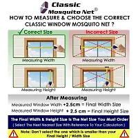 Classic Mosquito Net Fiberglass for Windows and Self-Adhesive Hook Pre-Stitched, Edge Fabric-thumb4