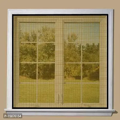 Classic Mosquito Net Fiberglass for Windows and Self-Adhesive Hook Pre-Stitched, Edge Fabric