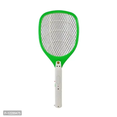 Classic Mosquito Racket with 400mAH Battery | Rechargeable Insect Killer | Mosquito Bat| Made in India (Blue)-thumb0