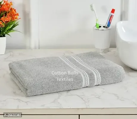 Stylish Cotton Bath Towel Large Size Soft Fade Resistant 400 Gsm