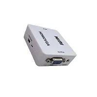 TV-Out Cable Mini HDMI2VGA HD Video Converter with 3.5mm Audio-thumb1