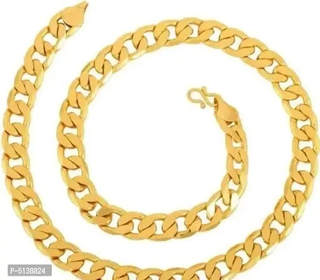Fancy Gold Plated Chain Men & Boys-thumb0