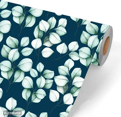 We Kreate Floral and Botanical Blue Wallpaper (250 cm x 45 cm)-thumb0