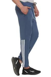 BM Regular Fit Plain Cotton Pyjama Trackpants for Man's with Both Side Zipper Pockets-thumb2