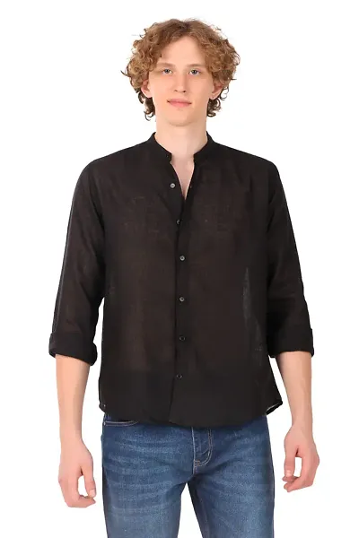 Reliable Linen Long Sleeves Casual Shirt For Men