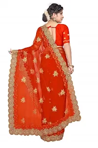 embroidery net sarees-thumb4