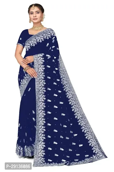 Stylish Saree with Blouse piece for Women-thumb0