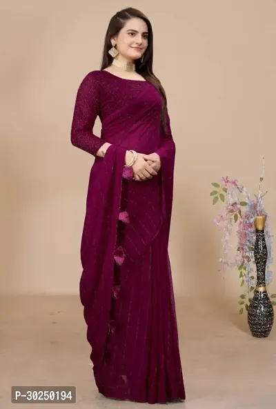 Beautiful Georgette Saree With Blouse Piece For Women-thumb4