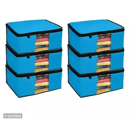 Modern Storage Bag Blue Pack Of 6-thumb0