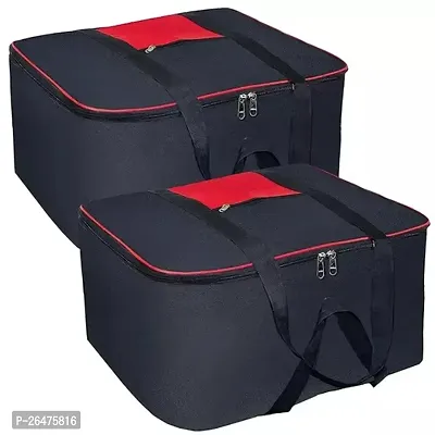Modern Storage Bag Navy Blue Pack Of 2