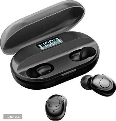 Stylish Headphones Black In-ear  Bluetooth Wireless-thumb0
