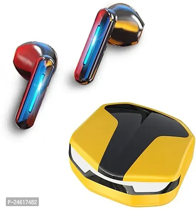 Stylish Headphones Yellow In-ear  Bluetooth Wireless-thumb0