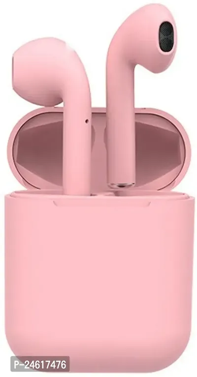 Stylish Headphones Pink In-ear  Bluetooth Wireless-thumb0