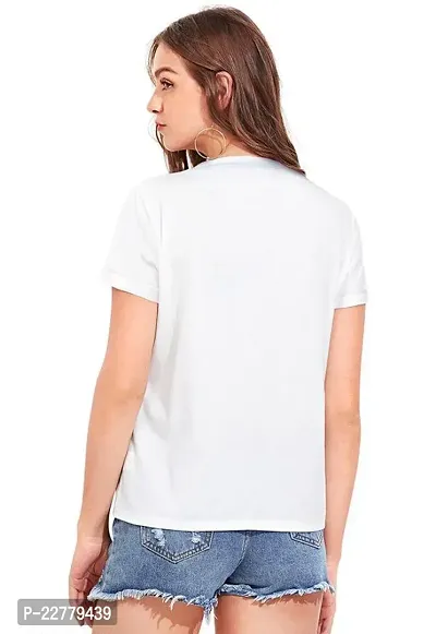 Zenloop Styles Round Neck My Life Line Printed Tshirts-thumb2