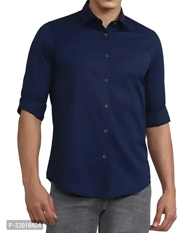 Reliable Polyester Long Sleeves Casual Shirts For Men-thumb0