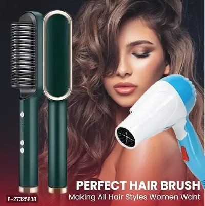 Modern Hair Styling Dryer with Comb Straightener-thumb0