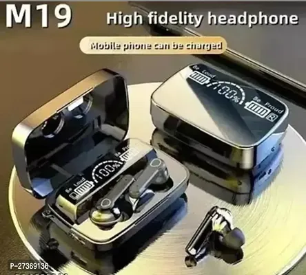 M19 Wireless Earbuds Earphone Touch Headset Digital LED Display Headphone