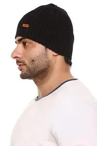 G BULL Acrylic Winter Solid Cap for Men(GMCAP501NAVY)-thumb1