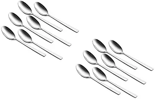 Royal sapphire Stainless Steel Tea Spoon, Set of 12, Silver-thumb4