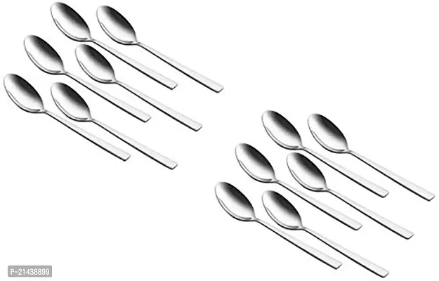 Royal sapphire Stainless Steel Tea Spoon, Set of 12, Silver-thumb5