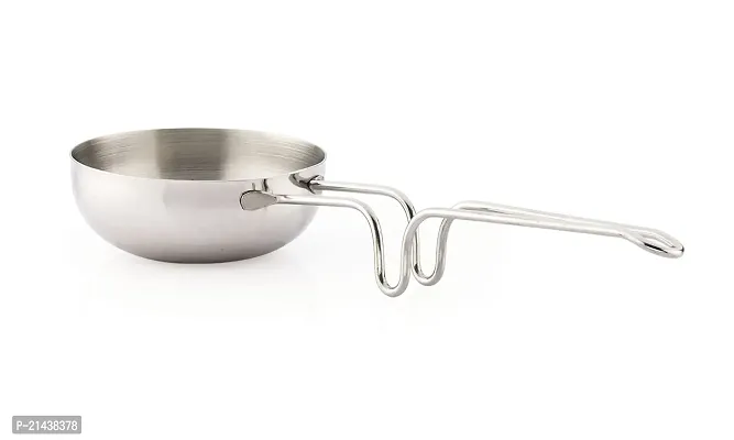 ROYAL SAPPHIRE Aluminium Silver Tadka Pan Set of 1 Piece-thumb0