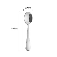 Royal sapphire Stainless Steel Tea Spoon, Set of 24, Silver-thumb2