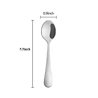 Royal sapphire Stainless Steel Tea Spoon, Set of 12, Silver-thumb1