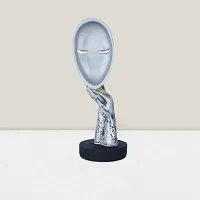 Thinking Lady Face Abstract Idols for Home Decor Living Room Office Desk Table Outdoor Resin Statue Feng Shui Vastu Idol Showpieces (Design 2)-thumb3