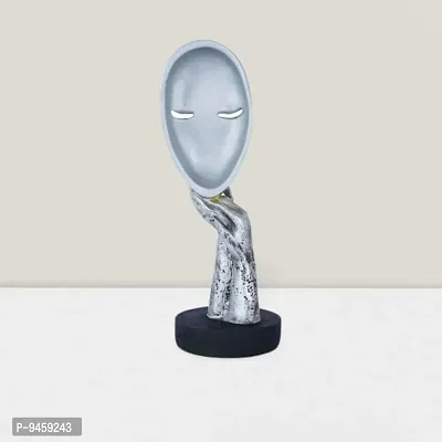 Thinking Lady Face Abstract Idols for Home Decor Living Room Office Desk Table Outdoor Resin Statue Feng Shui Vastu Idol Showpieces (Design 2)-thumb4