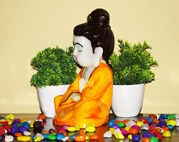 FoAr Angle Handcrafted Idols of Laughing Buddha Statue for Big Size Office Desk-thumb2