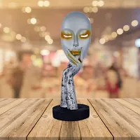 Thinking Lady Face Abstract Idols for Home Decor Living Room Office Desk Table Outdoor Resin Statue Feng Shui Vastu Idol Showpieces (Design 2)-thumb4