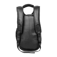 Stylist Artificial Leather Solid Backpack For Men-thumb1