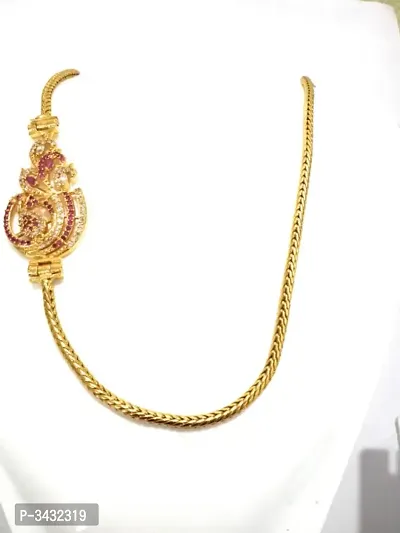 Sri Sai Micro Plated Mogapu Chain for Women (24 inches)-thumb0