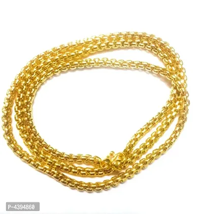 Sri Sai Micro Plated Daily Wear Chain For Unisex(24Inches)