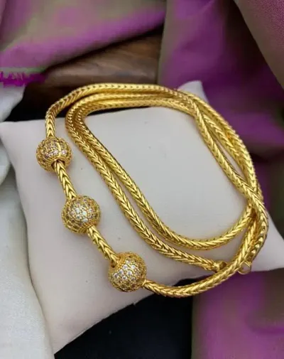 Charming Stylish Golden Brass Mangalsutras
