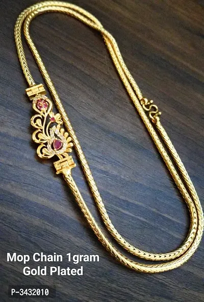 Sri Sai Micro Plated Model Gold Covering Chain for Women (24 inches)