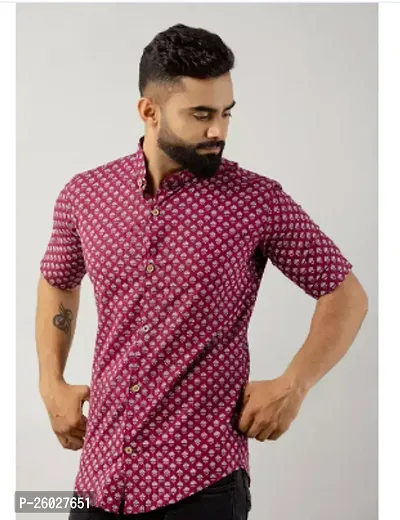 Stylish Cotton Multicoloured Casual Shirt For Men