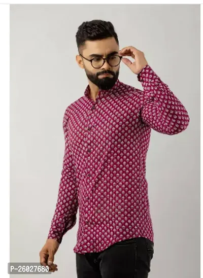 Stylish Cotton Multicoloured Casual Shirt For Men