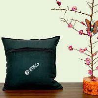 BARMER BAZAAR Camel Patch Work Cushion Cover Without Cushion Filler (Red)-thumb2